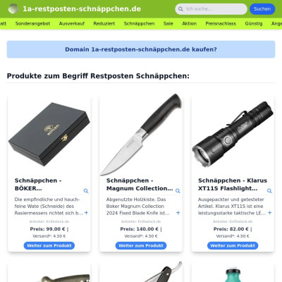 Screenshot 1a-restposten-schnäppchen.de