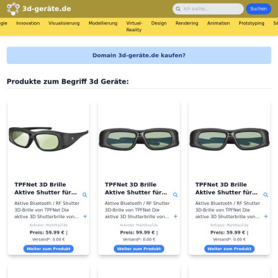 Screenshot 3d-geräte.de