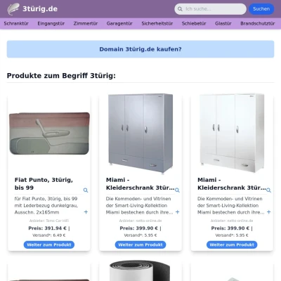 Screenshot 3türig.de