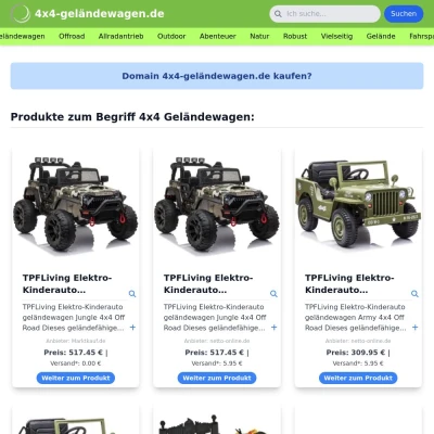 Screenshot 4x4-geländewagen.de