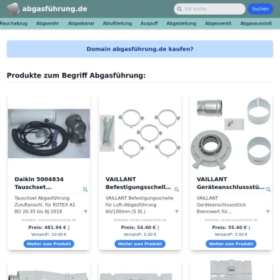 Screenshot abgasführung.de