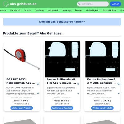 Screenshot abs-gehäuse.de