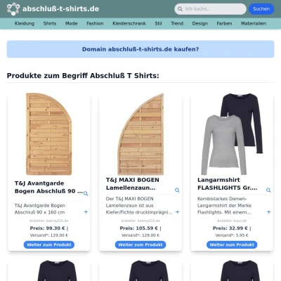 Screenshot abschluß-t-shirts.de