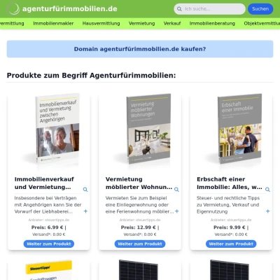 Screenshot agenturfürimmobilien.de