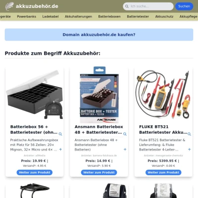 Screenshot akkuzubehör.de