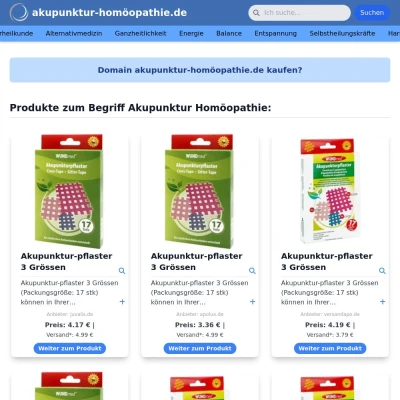 Screenshot akupunktur-homöopathie.de