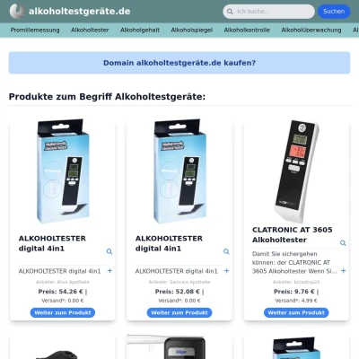 Screenshot alkoholtestgeräte.de