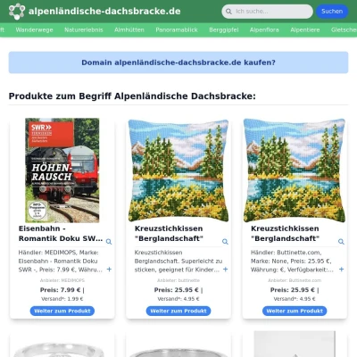 Screenshot alpenländische-dachsbracke.de