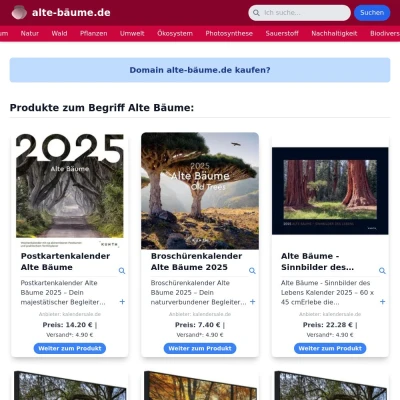 Screenshot alte-bäume.de
