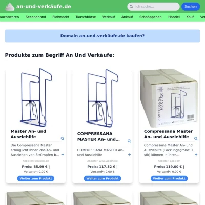 Screenshot an-und-verkäufe.de