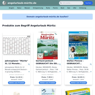 Screenshot angelurlaub-müritz.de