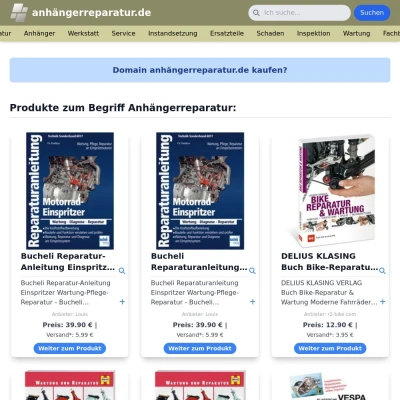 Screenshot anhängerreparatur.de