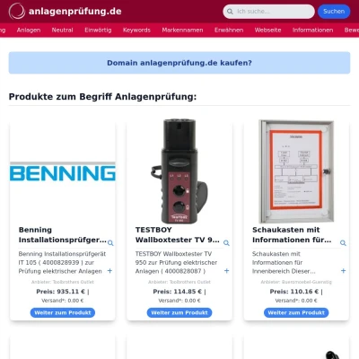 Screenshot anlagenprüfung.de