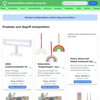 Screenshot antiquitäten-online-shop.de