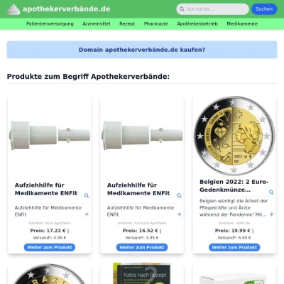 Screenshot apothekerverbände.de