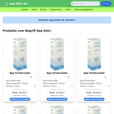 Screenshot app-köln.de