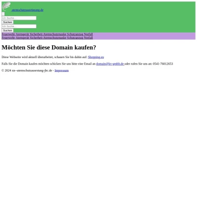 Screenshot atemschutzausrüstung.de