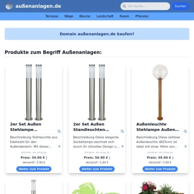 Screenshot außenanlagen.de