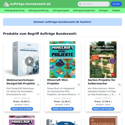 Screenshot aufträge-bundesweit.de