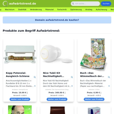 Screenshot aufwärtstrend.de