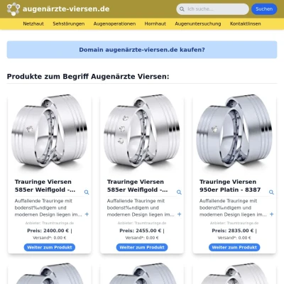 Screenshot augenärzte-viersen.de