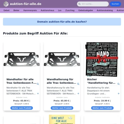 Screenshot auktion-für-alle.de