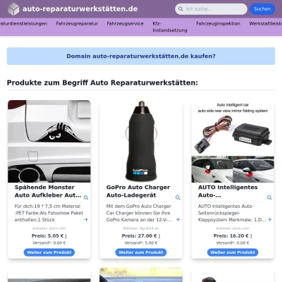 Screenshot auto-reparaturwerkstätten.de