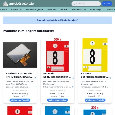 Screenshot autobörse24.de