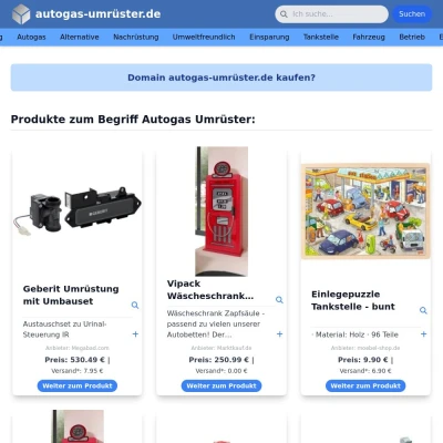 Screenshot autogas-umrüster.de