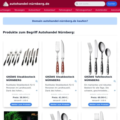 Screenshot autohandel-nürnberg.de