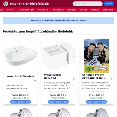 Screenshot autohändler-bielefeld.de