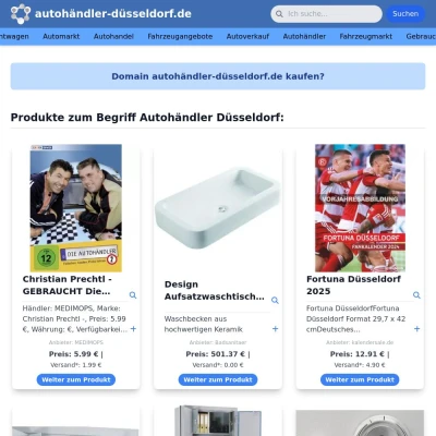 Screenshot autohändler-düsseldorf.de