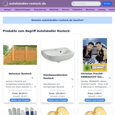 Screenshot autohändler-rostock.de