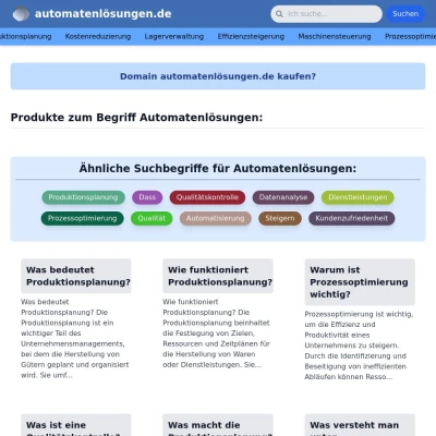 Screenshot automatenlösungen.de