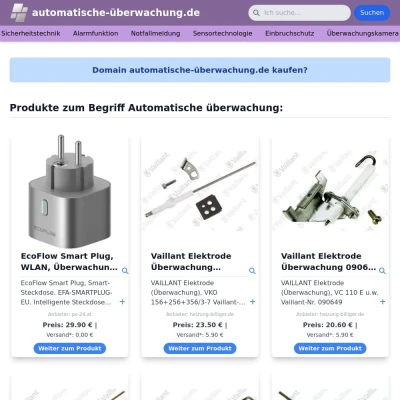 Screenshot automatische-überwachung.de