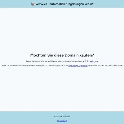 Screenshot automatisierungslösungen.de