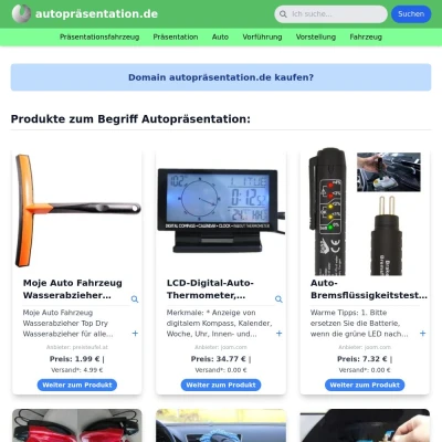 Screenshot autopräsentation.de