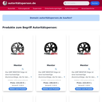 Screenshot autoritätsperson.de