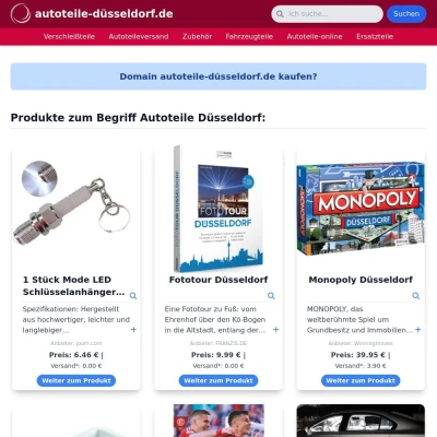 Screenshot autoteile-düsseldorf.de