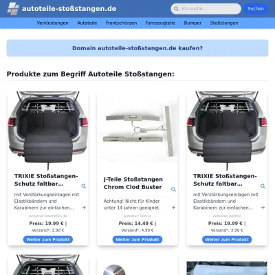 Screenshot autoteile-stoßstangen.de