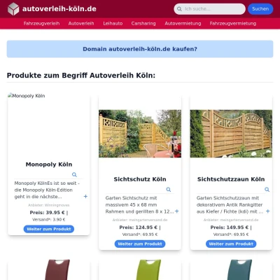 Screenshot autoverleih-köln.de