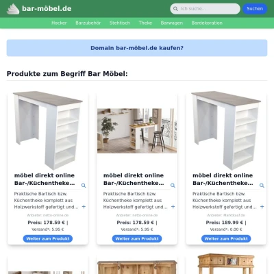 Screenshot bar-möbel.de