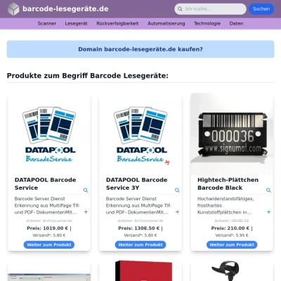 Screenshot barcode-lesegeräte.de