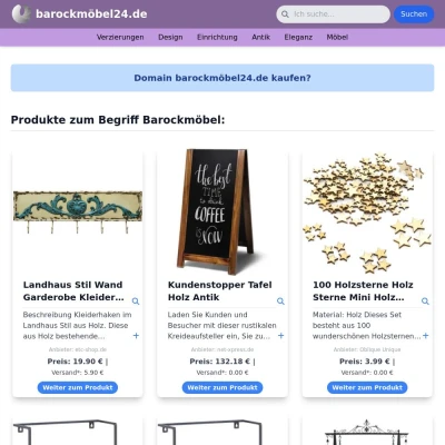 Screenshot barockmöbel24.de
