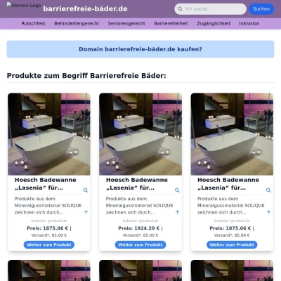 Screenshot barrierefreie-bäder.de