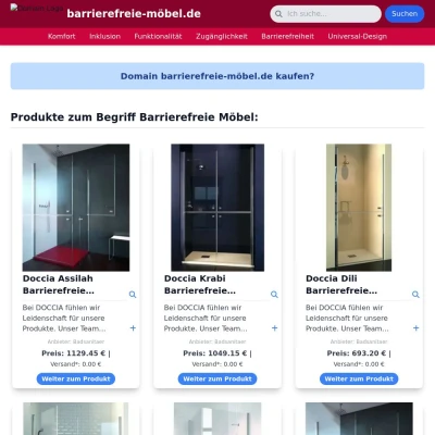 Screenshot barrierefreie-möbel.de
