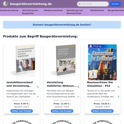 Screenshot baugerätevermietung.de