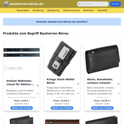 Screenshot bauherren-börse.de