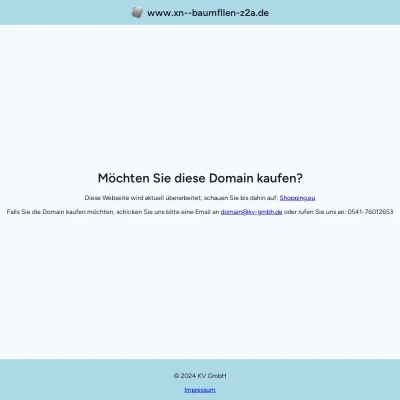 Screenshot baumfällen.de