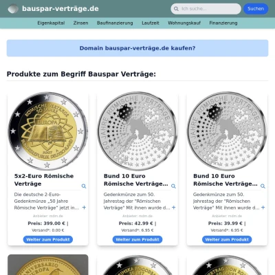 Screenshot bauspar-verträge.de